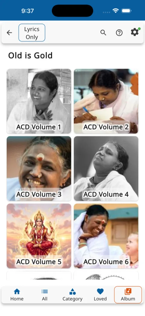 Old is Gold vintage album volumes